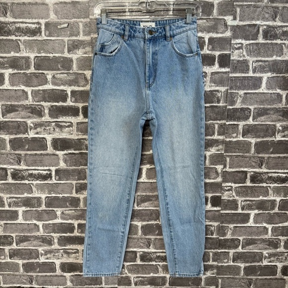 Rolla’s dusters hi rise slim jeans distressed medium wash - Picture 1 of 11